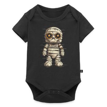 Maman Halloween Monstre Horreur Zombie - Body à manches courtes Premium Bébé - noir - Devant