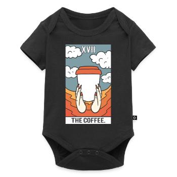 The Coffee Barista - Baby Premium Kurzarmbody - Schwarz - Vorne