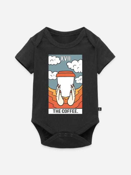 The Coffee Barista - Baby Premium Kurzarmbody - Schwarz