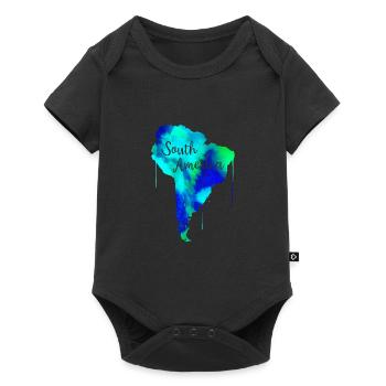 South America - Baby Premium short-sleeve bodysuit - black - Front