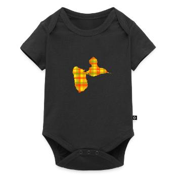 Guadeloupe - Body à manches courtes Premium Bébé - noir - Devant
