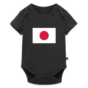 Flag of Japan - Baby Premium short-sleeve bodysuit - black - Front