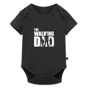 Dad Becoming Father Gift Gift Idea - Baby Premium short-sleeve bodysuit - black - Front