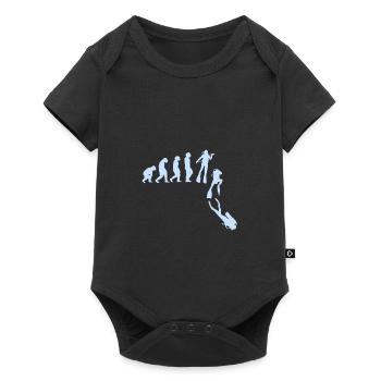 Scuba diver diver - Baby Premium short-sleeve bodysuit - black - Front