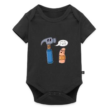 Show that you are a real handyman craftsman - Baby Premium short-sleeve bodysuit - black - Front