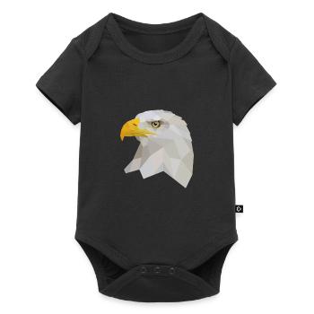 bald eagle - Baby Premium short-sleeve bodysuit - black - Front