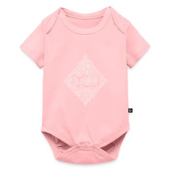 art de la basse - Body à manches courtes Premium Bébé - rose - Devant