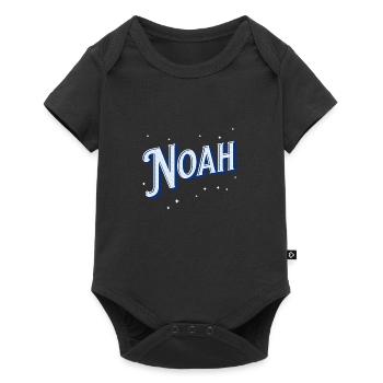 Noah names personalized - Baby Premium short-sleeve bodysuit - black - Front