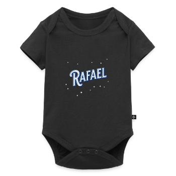 Rafael nomme des noms personnalisés - Body à manches courtes Premium Bébé - noir - Devant