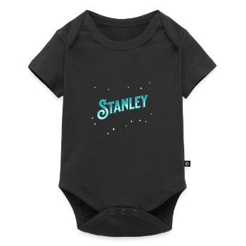 Nom Stanley Personnalisé - Body à manches courtes Premium Bébé - noir - Devant