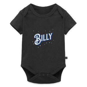 Nom Billy personnalisé - Body à manches courtes Premium Bébé - noir - Devant