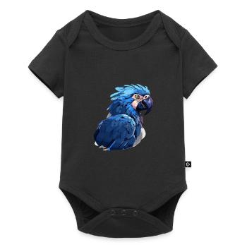 Hyacinth Macaw - Baby Premium short-sleeve bodysuit - black - Front