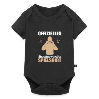 Chemise officielle de fan d’harmonica - Body à manches courtes Premium Bébé - noir - Devant