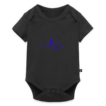 Angel Heartbeat - Baby Premium short-sleeve bodysuit - black - Front
