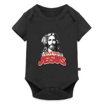 Love Like Jesus Movie Poster Style - Baby Premium short-sleeve bodysuit - black - Front