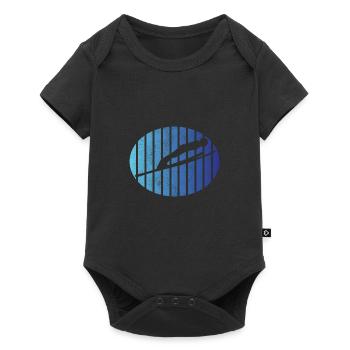 Ski jumper Ski jumping Winter sports Ski flying Ski - Baby Premium short-sleeve bodysuit - black - Front
