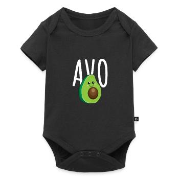 Avocado Avo Partner Couple Friends - Gift Idea - Baby Premium short-sleeve bodysuit - black - Front
