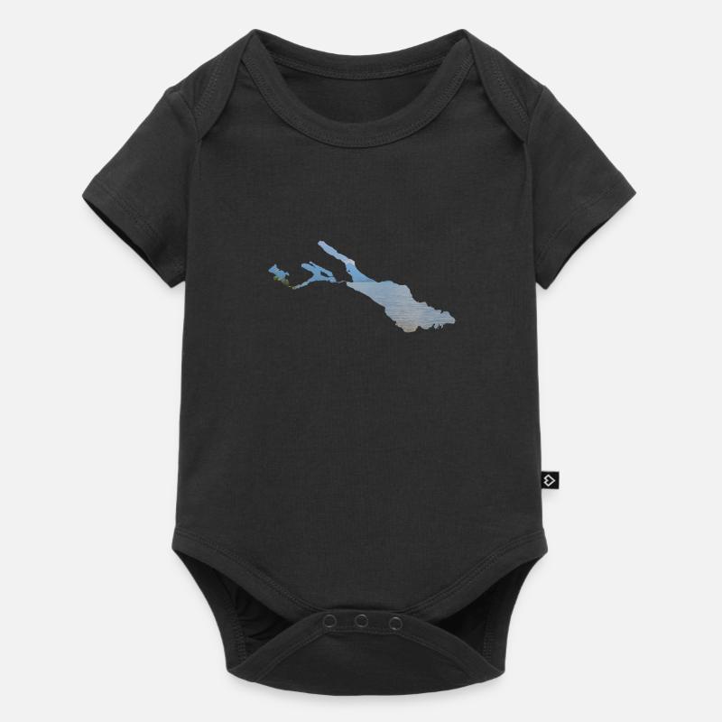 Bodensee - Baby Premium Kurzarmbody - Schwarz