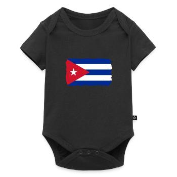Cuba Drapeau Caraïbes Vacances Cuba Voyage La Havane - Body à manches courtes Premium Bébé - noir - Devant