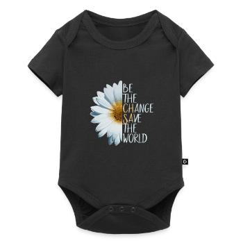 Soyez le changement Sauver le monde Protection du climat Nature - Body à manches courtes Premium Bébé - noir - Devant