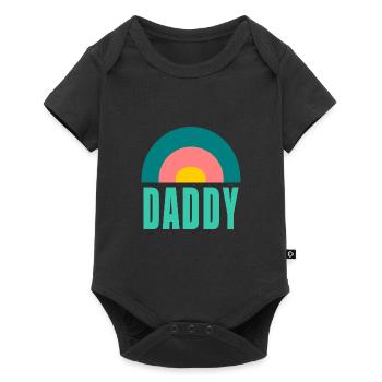 DADDY. DAD. DAD. FATHER's DAY. HAPPY BIRTHDAY DAD. - Baby Premium short-sleeve bodysuit - black - Front
