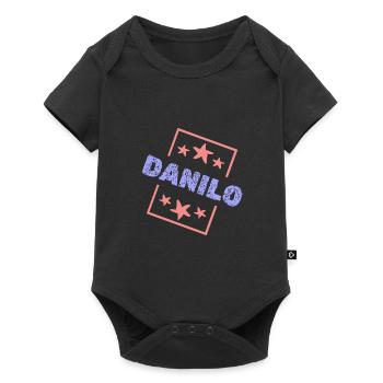 Gift for Danilo - Baby Premium short-sleeve bodysuit - black - Front