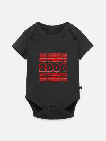 2006 - Baby Premium Kurzarmbody - Schwarz