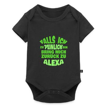 Bachelor Party Alexa - Baby Premium short-sleeve bodysuit - black - Front
