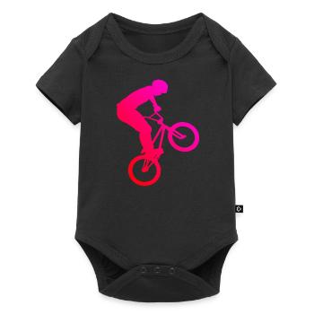 Hommes BMX Garçons Cyclisme BMX Vélo Dames - Body à manches courtes Premium Bébé - noir - Devant