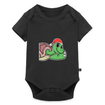 Turtle - Baby Premium short-sleeve bodysuit - black - Front
