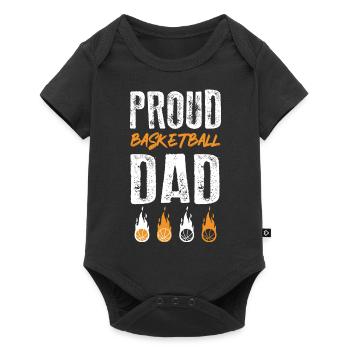 Basketball Daddy - Baby Premium short-sleeve bodysuit - black - Front
