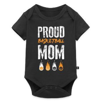 Basketball Mom - Baby Premium short-sleeve bodysuit - black - Front