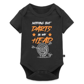Darts Sport - Baby Premium short-sleeve bodysuit - black - Front