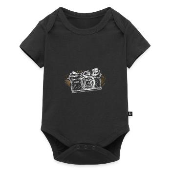 Photographer - Baby Premium short-sleeve bodysuit - black - Front