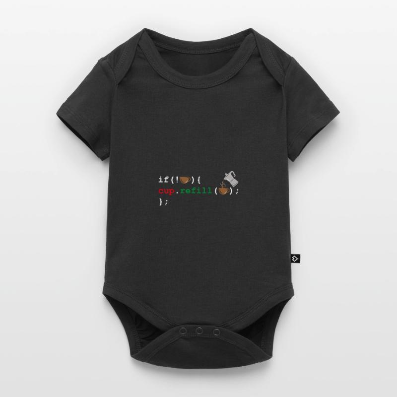 Programmierer Geschenk Kaffee Koffein Coden Code Baby Premium Kurzarmbody