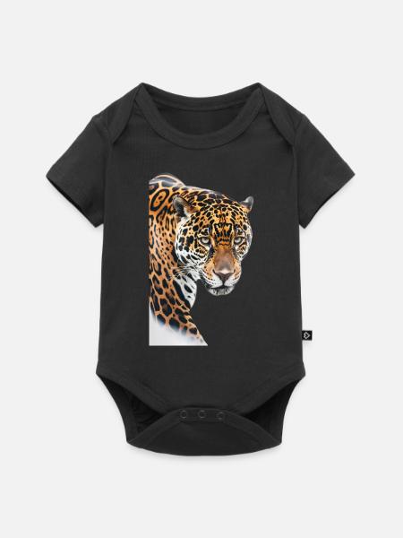 Jaguar - Baby Premium Kurzarmbody - Schwarz
