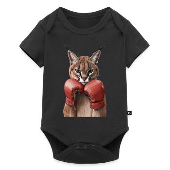 Karakal - Baby Premium Kurzarmbody - Schwarz - Vorne