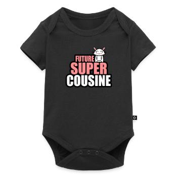 future super cousine - Body à manches courtes Premium Bébé - noir - Devant