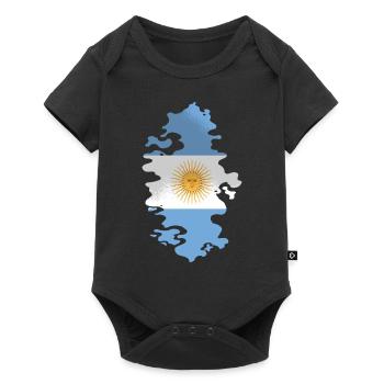 Argentina Flag South America Argentine Flag - Baby Premium short-sleeve bodysuit - black - Front