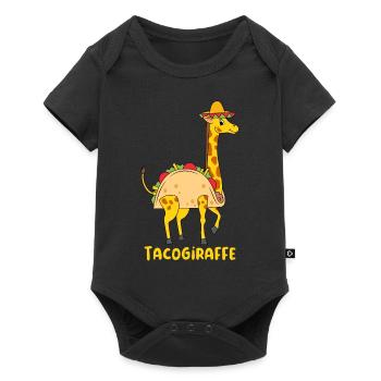 Mexican Food Fiesta Taco Tacogiraffe - Baby Premium short-sleeve bodysuit - black - Front