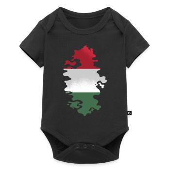 Hungary Flag Hungarian Flag Balaton Hungary - Baby Premium short-sleeve bodysuit - black - Front
