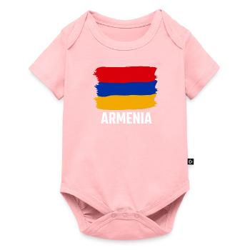 Armenia Armenia Flag Eagle Armenian - Baby Premium short-sleeve bodysuit - rose - Front