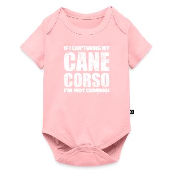Cane Corso - Baby Premium short-sleeve bodysuit - rose - Front