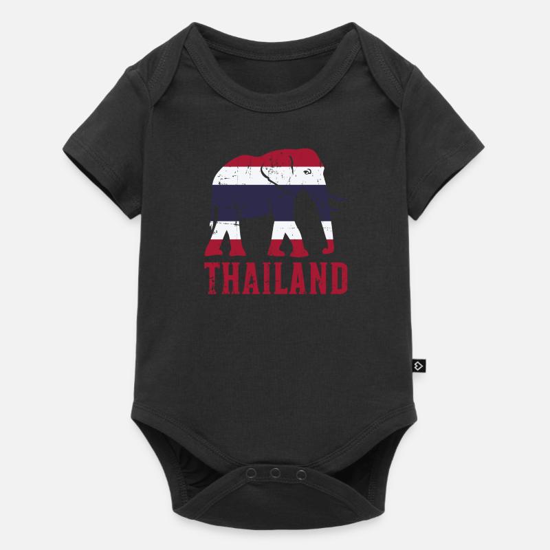 Thailand - Baby Premium short-sleeve bodysuit - black