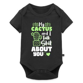 Jardinier de cactus - Body à manches courtes Premium Bébé - noir - Devant