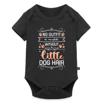 Dog Lovers Dog Love Dog School - Baby Premium short-sleeve bodysuit - black - Front