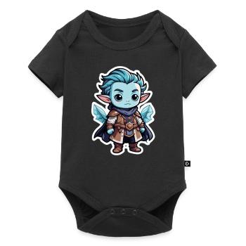 Dungeon Elf - Baby Premium Kurzarmbody - Schwarz - Vorne