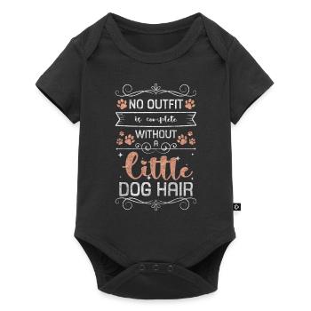 Dog Four-legged Dog Owner Lover - Baby Premium short-sleeve bodysuit - black - Front