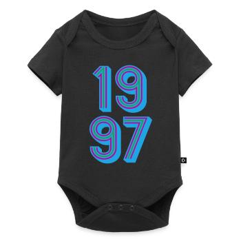1997 Year of birth | Colors changeable - Baby Premium short-sleeve bodysuit - black - Front