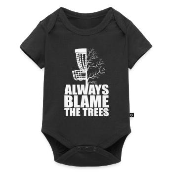 Disc Golf Frisbee Gift Funny Saying - Baby Premium short-sleeve bodysuit - black - Front